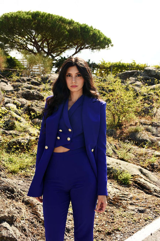 Tailleur Unica 3 pezzi colorazione Blu