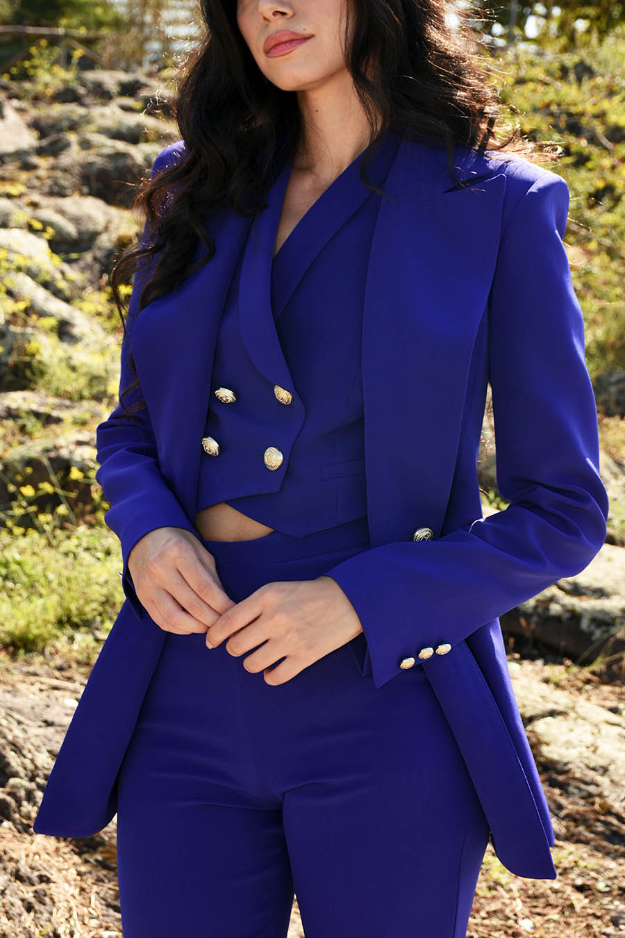 Tailleur Unica 3 pezzi colorazione Blu