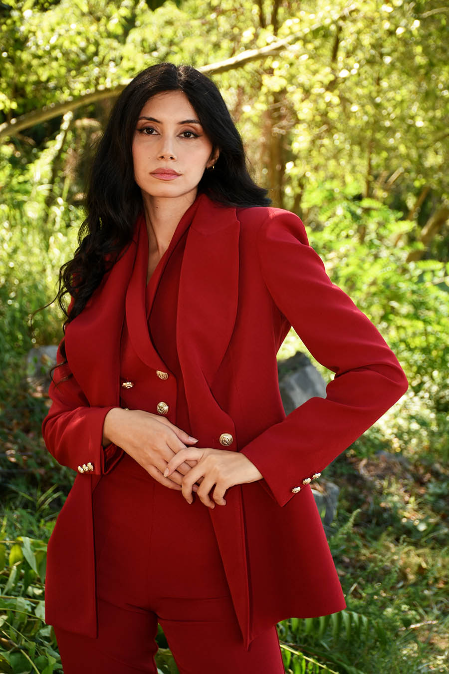 Tailleur Unica 3 pezzi colorazione Bordeaux
