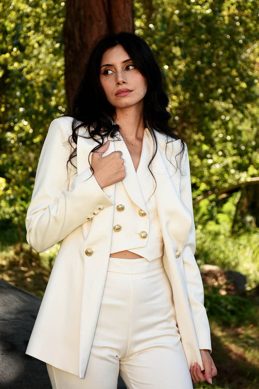 Tailleur Unica 3 pezzi colorazione Bianco