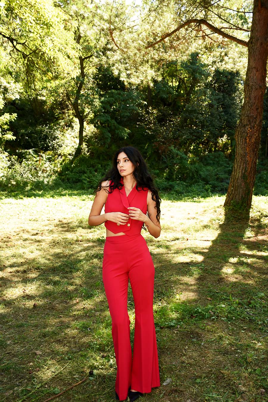 Tailleur Unica 3 pezzi colorazione Rosso