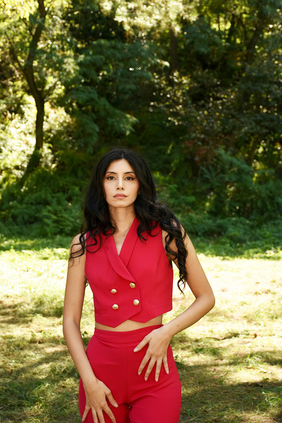 Tailleur Unica 3 pezzi colorazione Rosso