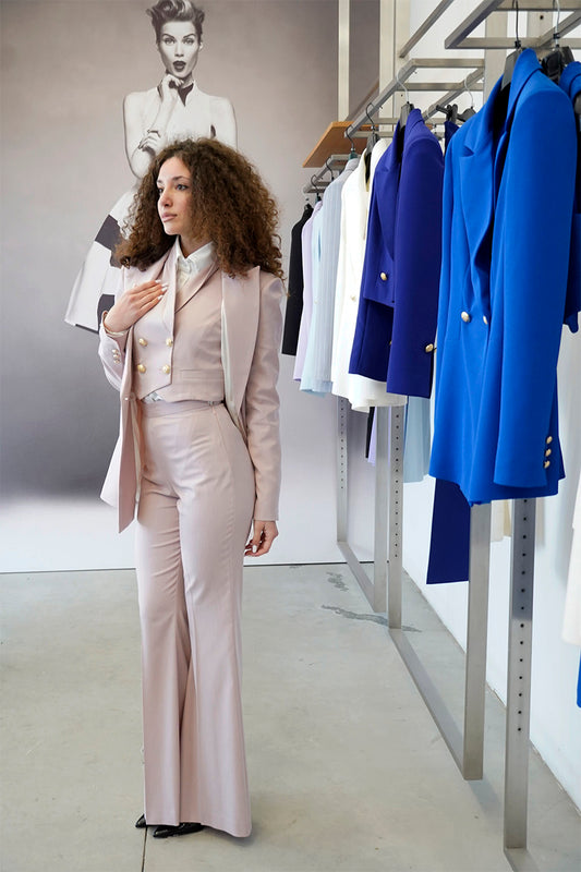 Tailleur Unica 3 pezzi colorazione Rosa Antico