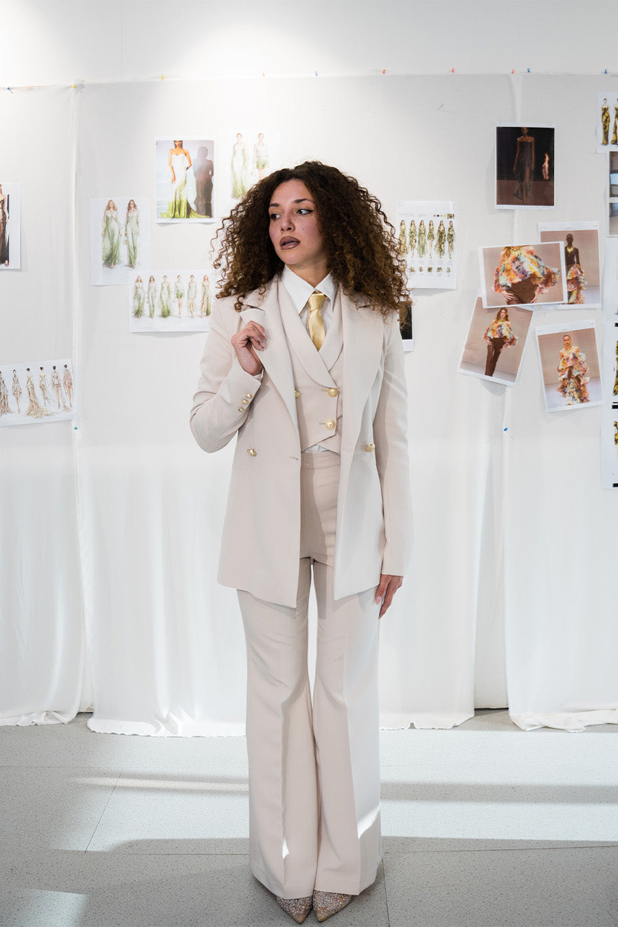 Tailleur Unica 3 pezzi colorazione Beige