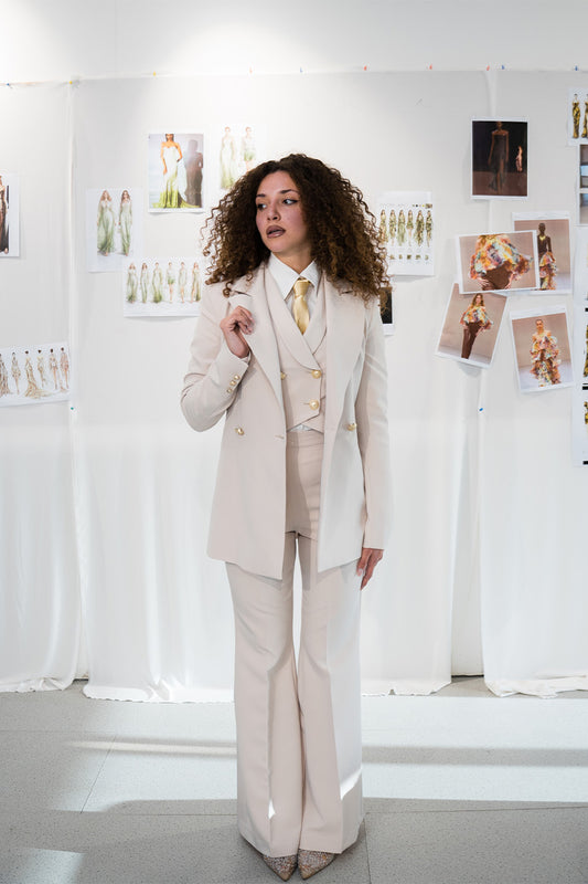 Tailleur Unica 3 pezzi colorazione Beige