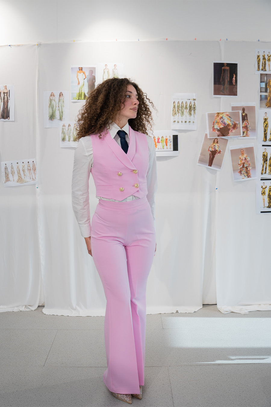 Tailleur Unica 3 pezzi colorazione Rosa