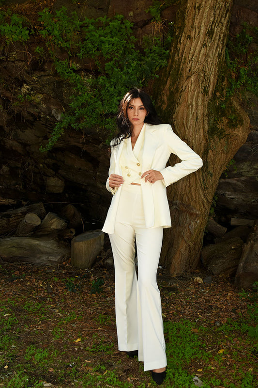 Tailleur Unica 3 pezzi colorazione Bianco Ottico