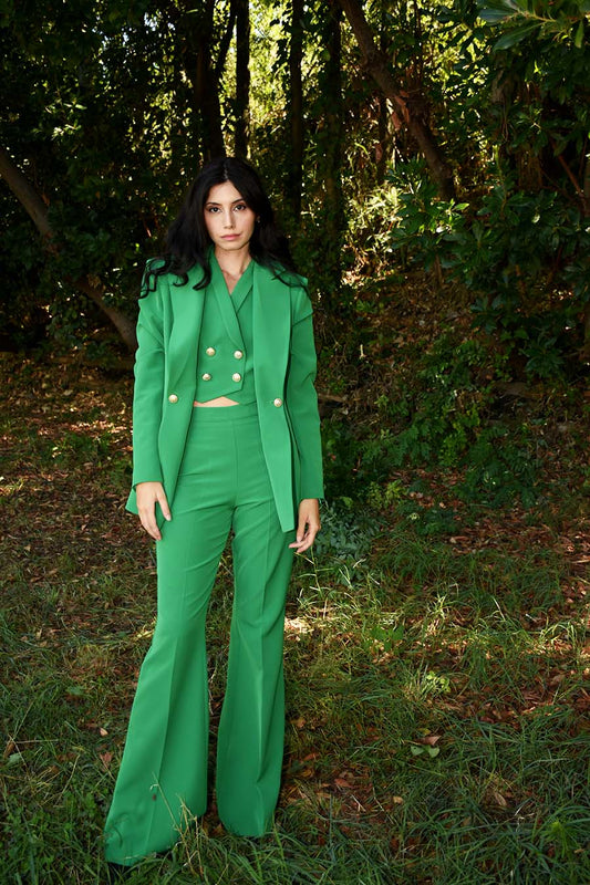 Tailleur Unica 3 pezzi colorazione Verde