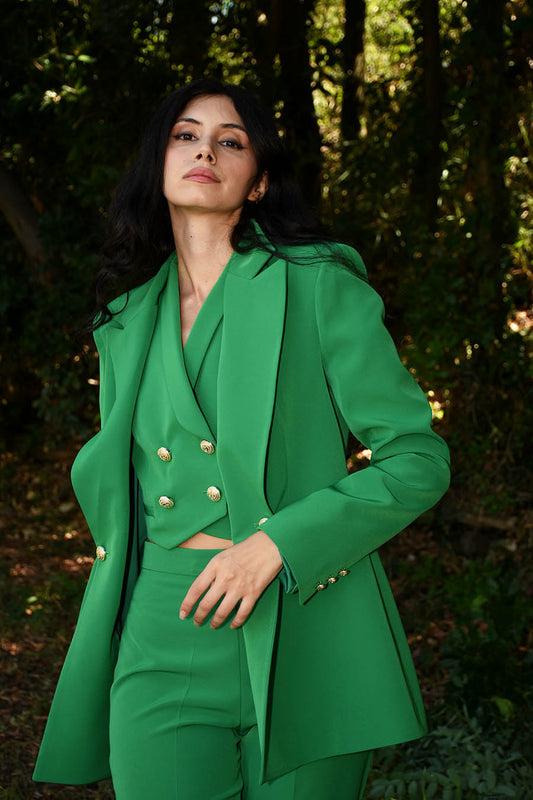 Tailleur Unica 3 pezzi colorazione Verde
