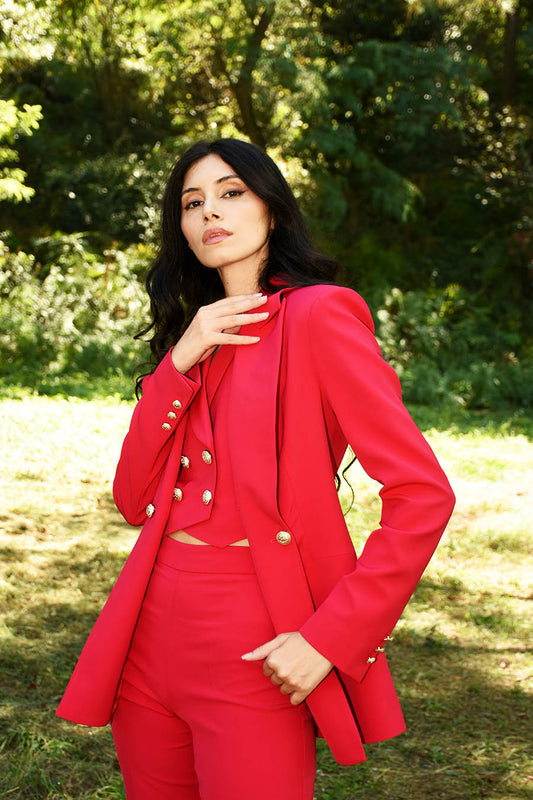 Tailleur Unica 3 pezzi colorazione Rosso