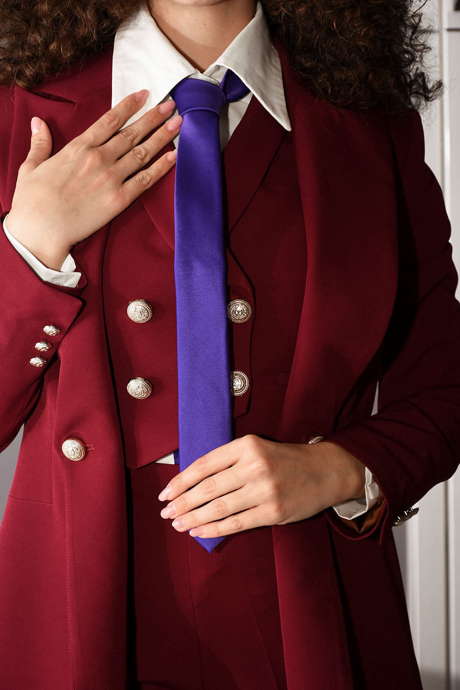 Tailleur Unica 3 pezzi colorazione Bordeaux