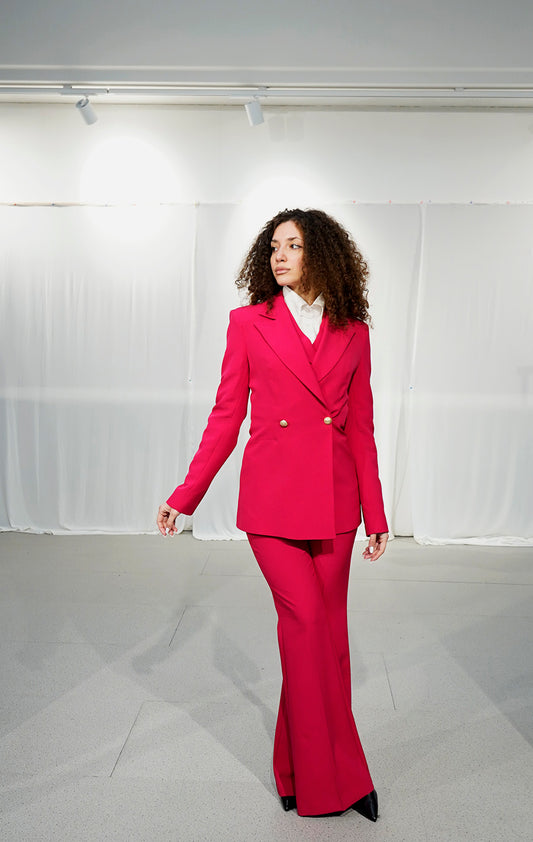Tailleur Unica 3 pezzi colorazione Magenta