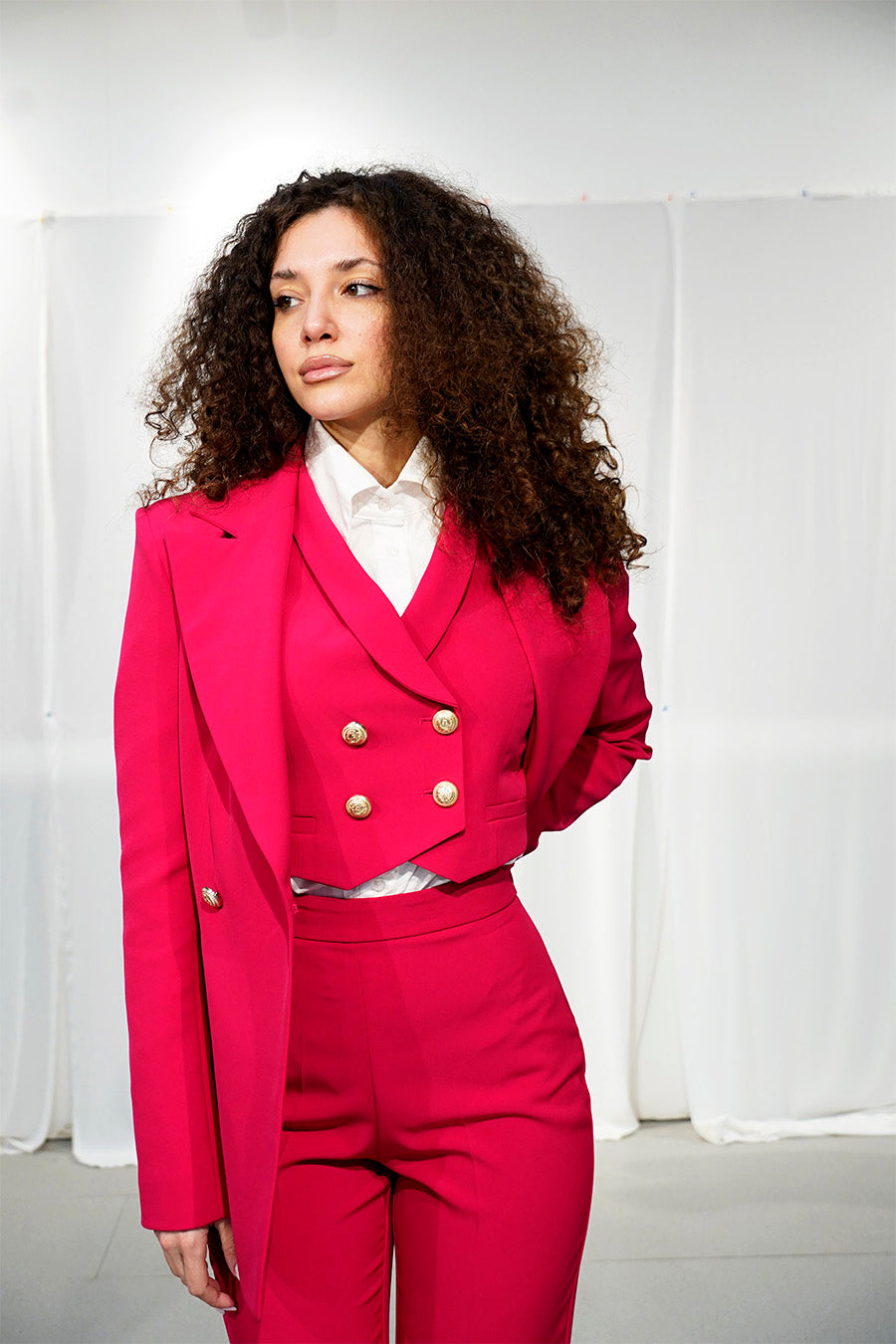 Tailleur Unica 3 pezzi colorazione Magenta