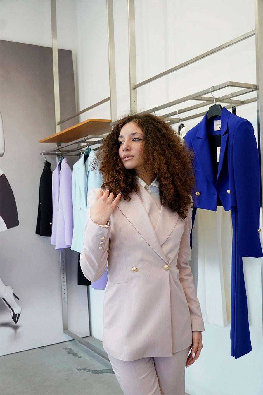 Tailleur Unica 3 pezzi colorazione Rosa Antico